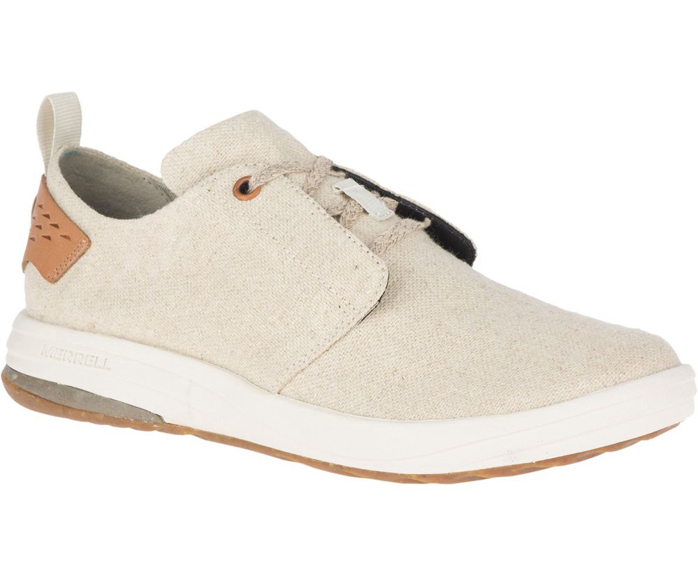 Merrell Sneakers Dame - Gridway Lærred - Beige - JBC560817